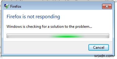 Khắc phục:Firefox không phản hồi 