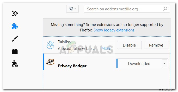 Khắc phục:Firefox không phản hồi 