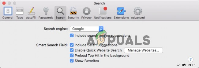 Cách đặt Google làm Công cụ tìm kiếm trên Safari 