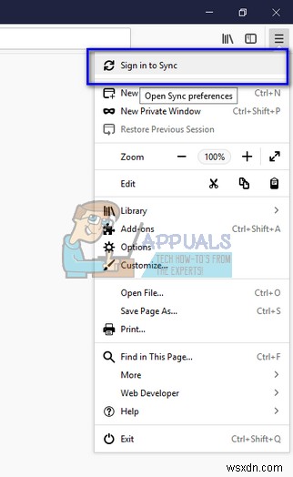Khắc phục:Không thể tải hồ sơ Firefox của bạn. Nó có thể bị thiếu hoặc không thể truy cập được 