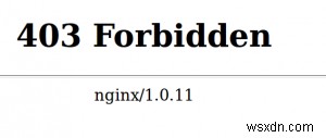 Cách sửa lỗi  403 Forbidden  