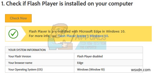 Khắc phục:Flash Player không hoạt động trên Microsoft Edge 