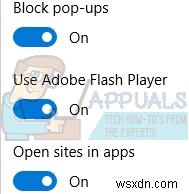 Khắc phục:Flash Player không hoạt động trên Microsoft Edge 