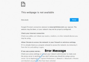 Khắc phục:err_connection_refused trên Google Chrome 