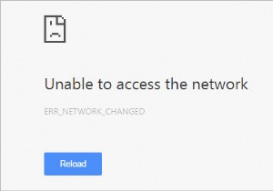 Khắc phục:ERR_NETWORK_CHANGED 