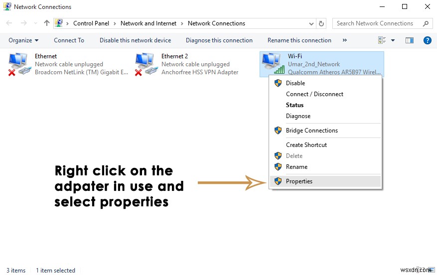 Khắc phục:ERR_NETWORK_CHANGED 