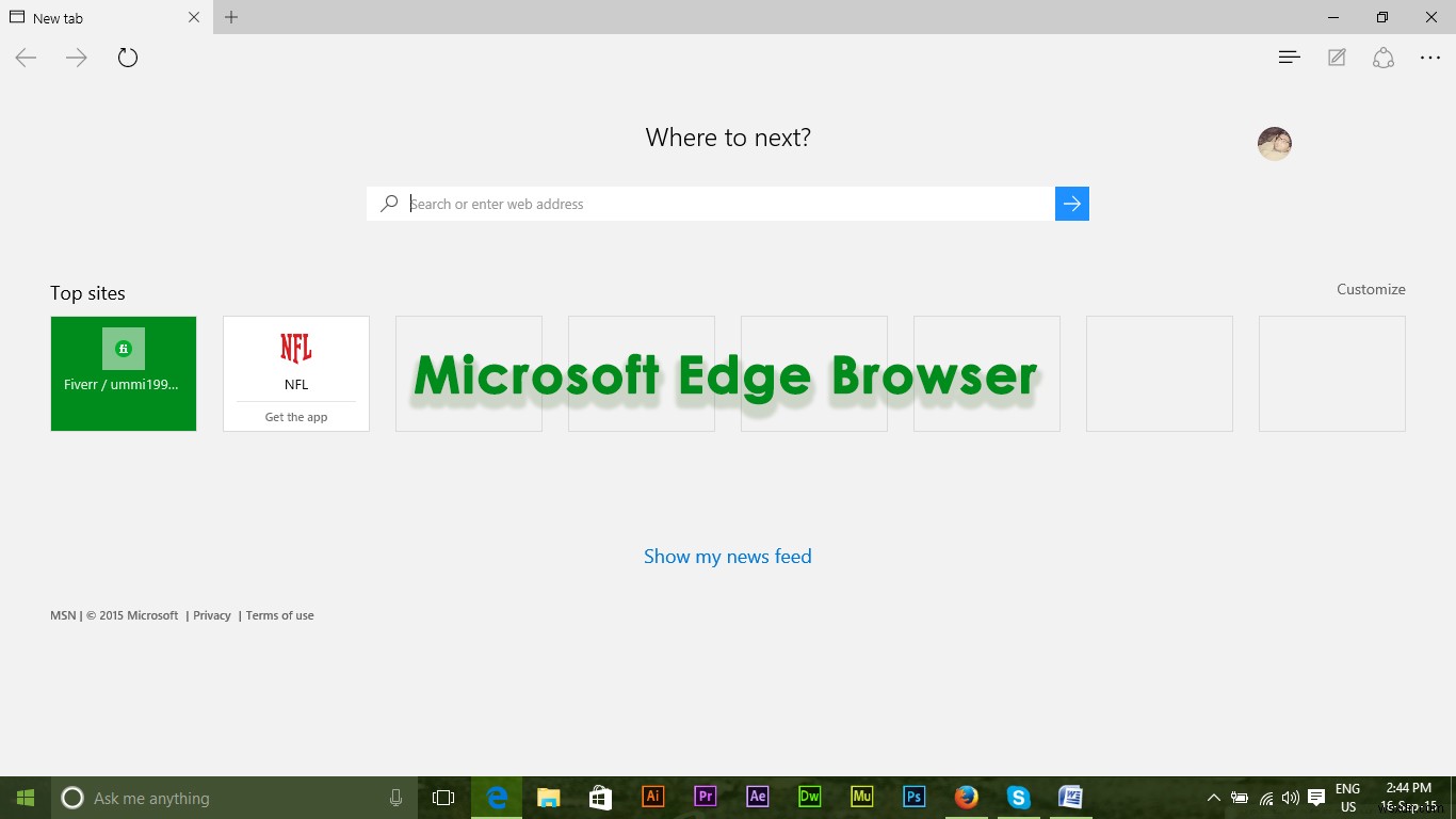 Khắc phục:Đặt lại Microsoft Edge trên Windows 10 