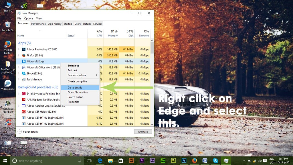 Khắc phục:Đặt lại Microsoft Edge trên Windows 10 