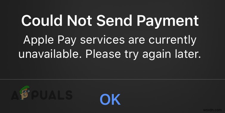 Khắc phục:Lỗi “Dịch vụ Apple Pay hiện không khả dụng” 