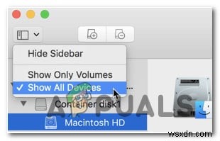 Cách khắc phục  Không thể sửa đổi bản đồ phân vùng  trong macOS 