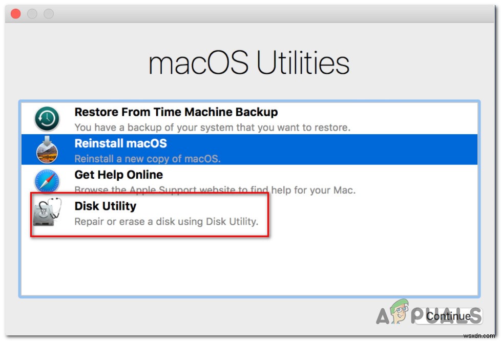 Cách khắc phục  Không thể sửa đổi bản đồ phân vùng  trong macOS 