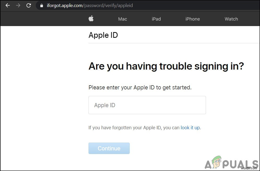 Cách đặt lại mật khẩu ID Apple 