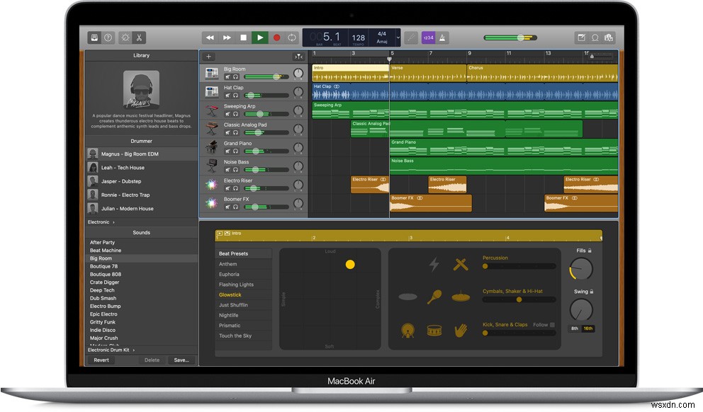 Khắc phục:Không thể mở dự án trên GarageBand trong Mac 