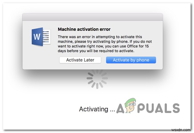 Cách sửa lỗi kích hoạt máy bằng Word trên MacOS và iOS 