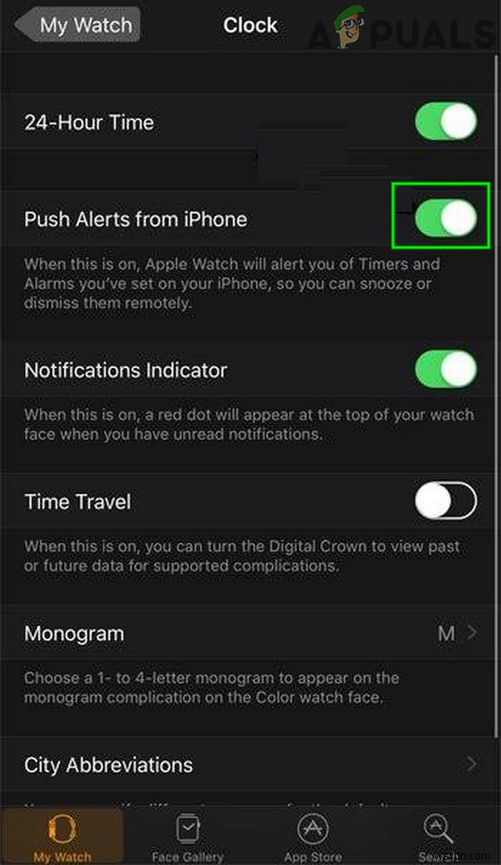 Apple Watch đã ngừng rung khi có báo thức và thông báo 