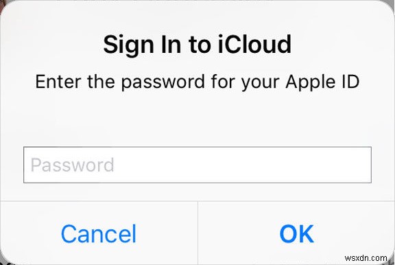 Nếu iPhone của bạn liên tục yêu cầu bạn Đăng nhập vào iCloud 