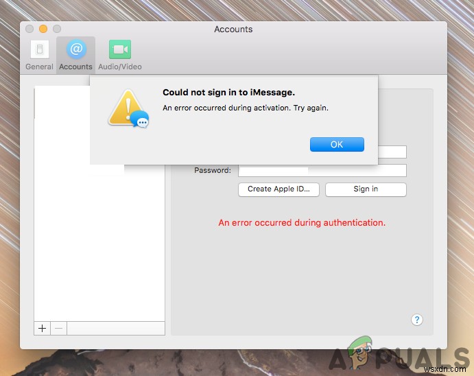 Giải quyết lỗi Không thể đăng nhập vào iMessage trên MacOS 