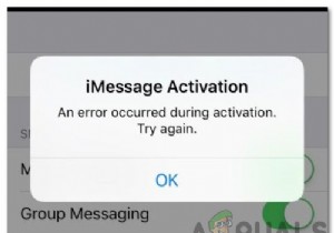 Cách sửa lỗi ‘Đã xảy ra trong quá trình kích hoạt. Thử lại Lỗi trong khi Kích hoạt iMessage / FaceTime? 