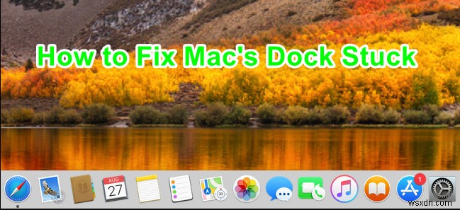 Làm thế nào để sửa chữa Mac Dock bị kẹt? 