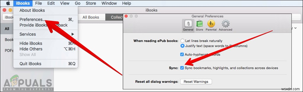 Cách khắc phục iBooks không đồng bộ hóa giữa các thiết bị 