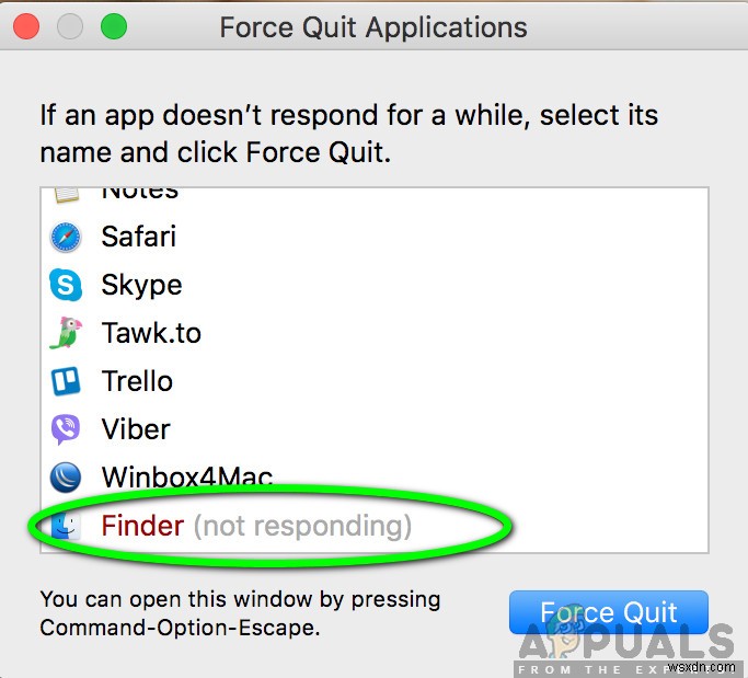 Cách khắc phục Mac Finder không phản hồi 