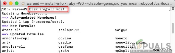 Cách sửa lỗi  không tìm thấy lệnh sudo apt-get  trên macOS 