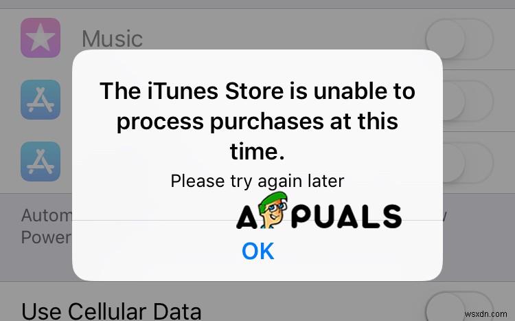 Cách khắc phục iTunes Store không thể xử lý các giao dịch mua tại thời điểm này 