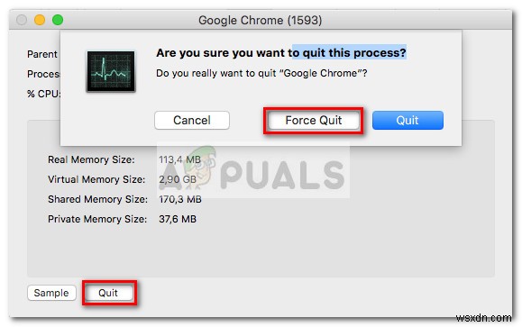 Cách sử dụng Force Quit Command trên máy Mac 