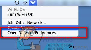 Cách tắt Wi-Fi Xfinity trên máy Mac 