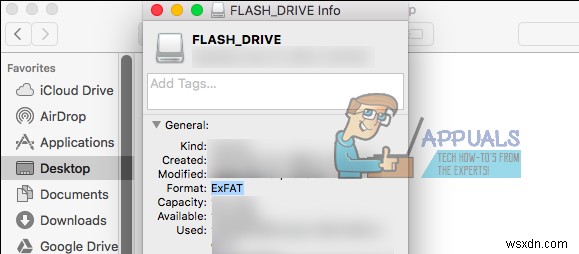 Cách định dạng ổ đĩa Flash trên máy Mac 