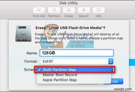 Cách định dạng ổ đĩa Flash trên máy Mac 