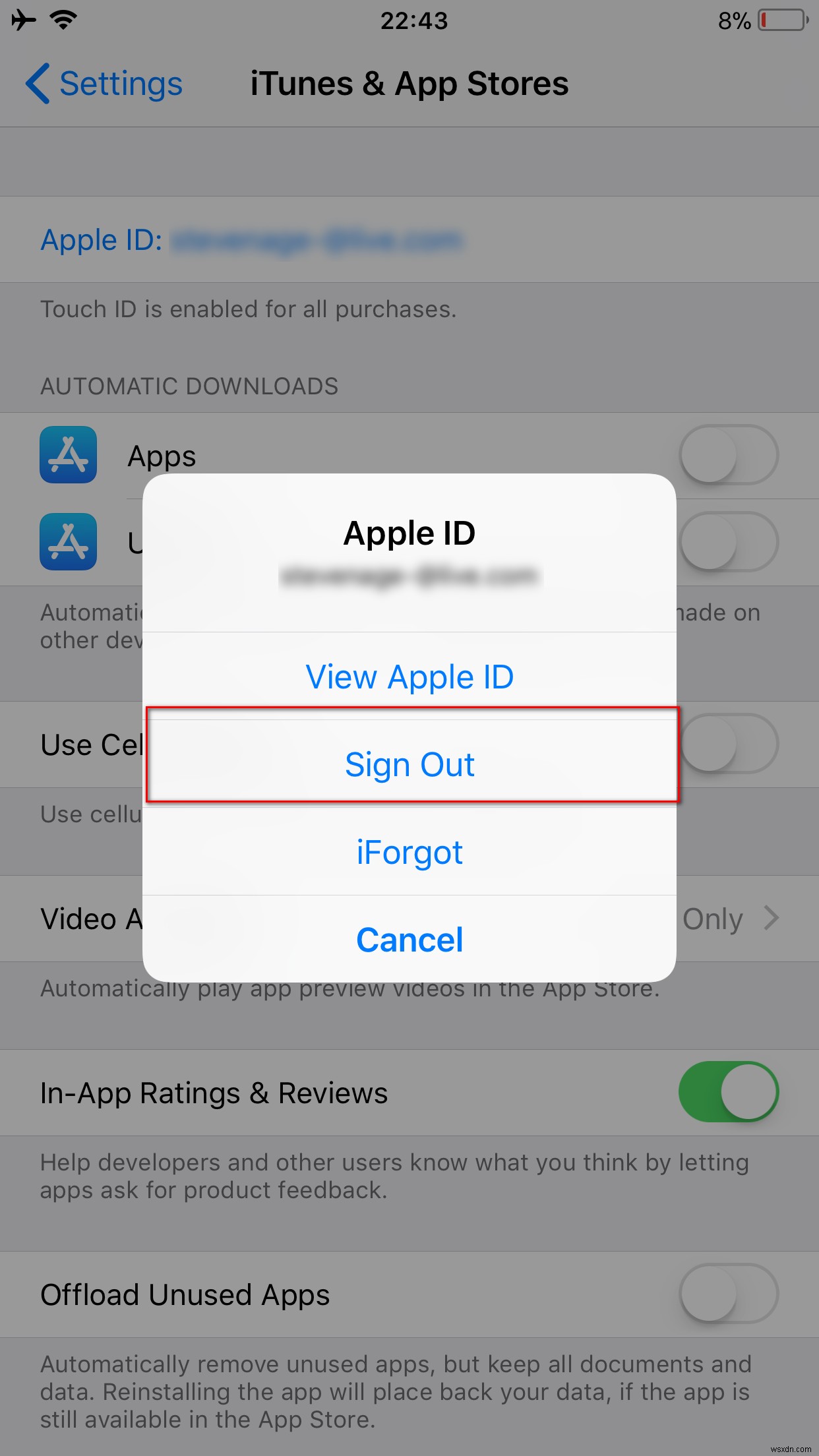 Khắc phục:Xác minh không thành công  Đã xảy ra lỗi khi kết nối với Máy chủ Apple ID  