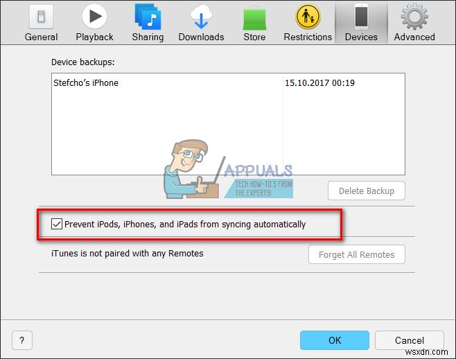 Cách sao lưu iPhone của bạn trên iTunes lần đầu tiên