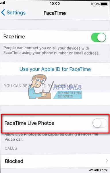 Cách khắc phục FaceTime không hoạt động trên iOS 11 
