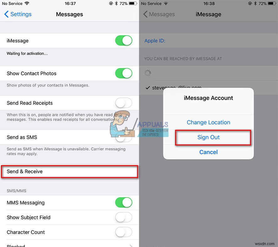 Cách sửa lỗi iMessage hoặc Facetime chờ kích hoạt