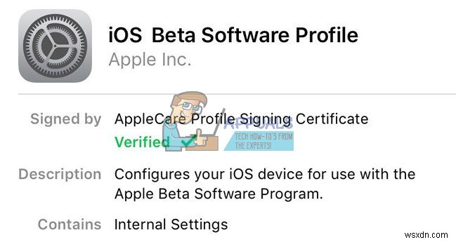 Cách xóa cấu hình beta khỏi iPhone X và cài đặt bản phát hành iOS chính thức