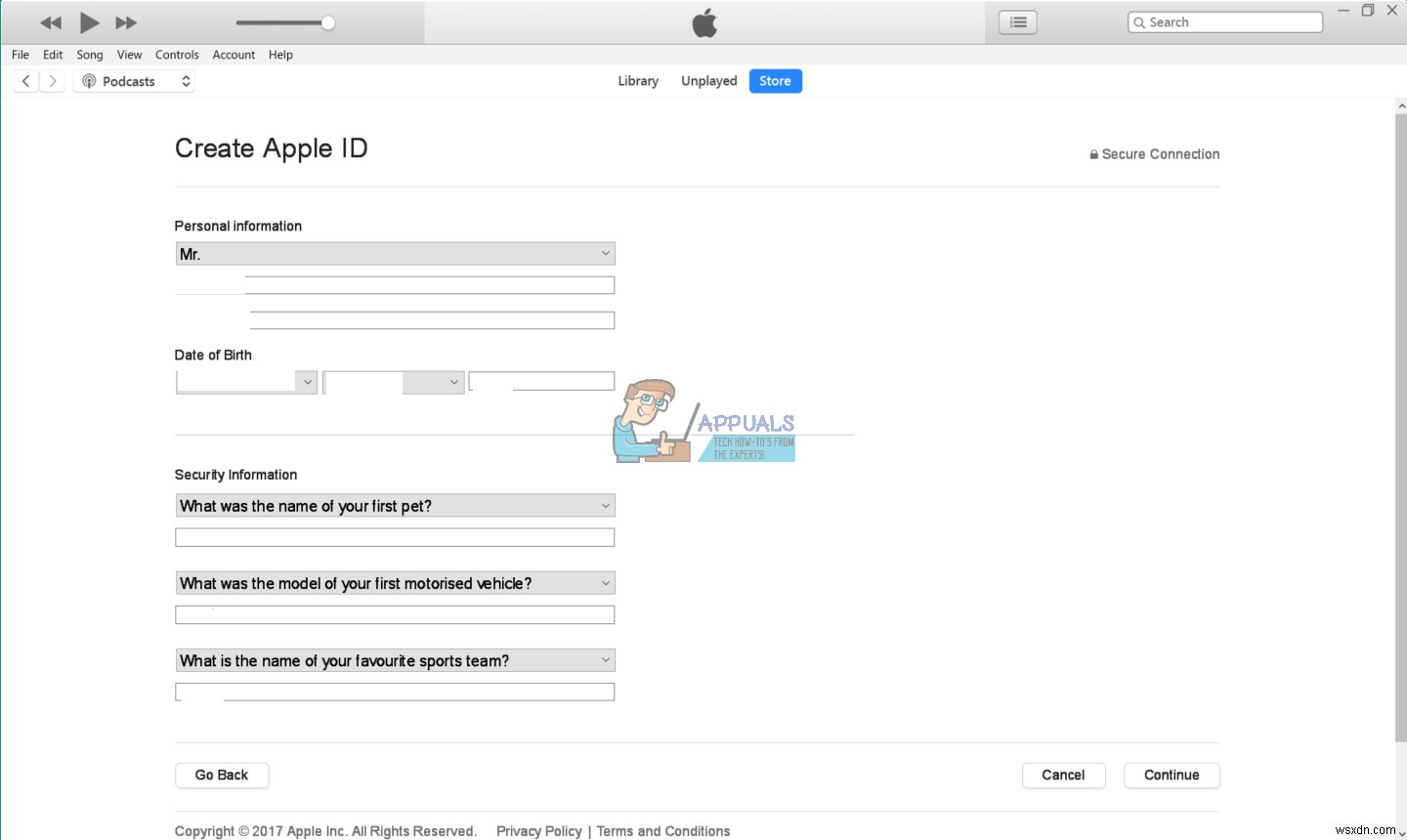 Cách tạo ID Apple của bạn mà không cần thẻ tín dụng