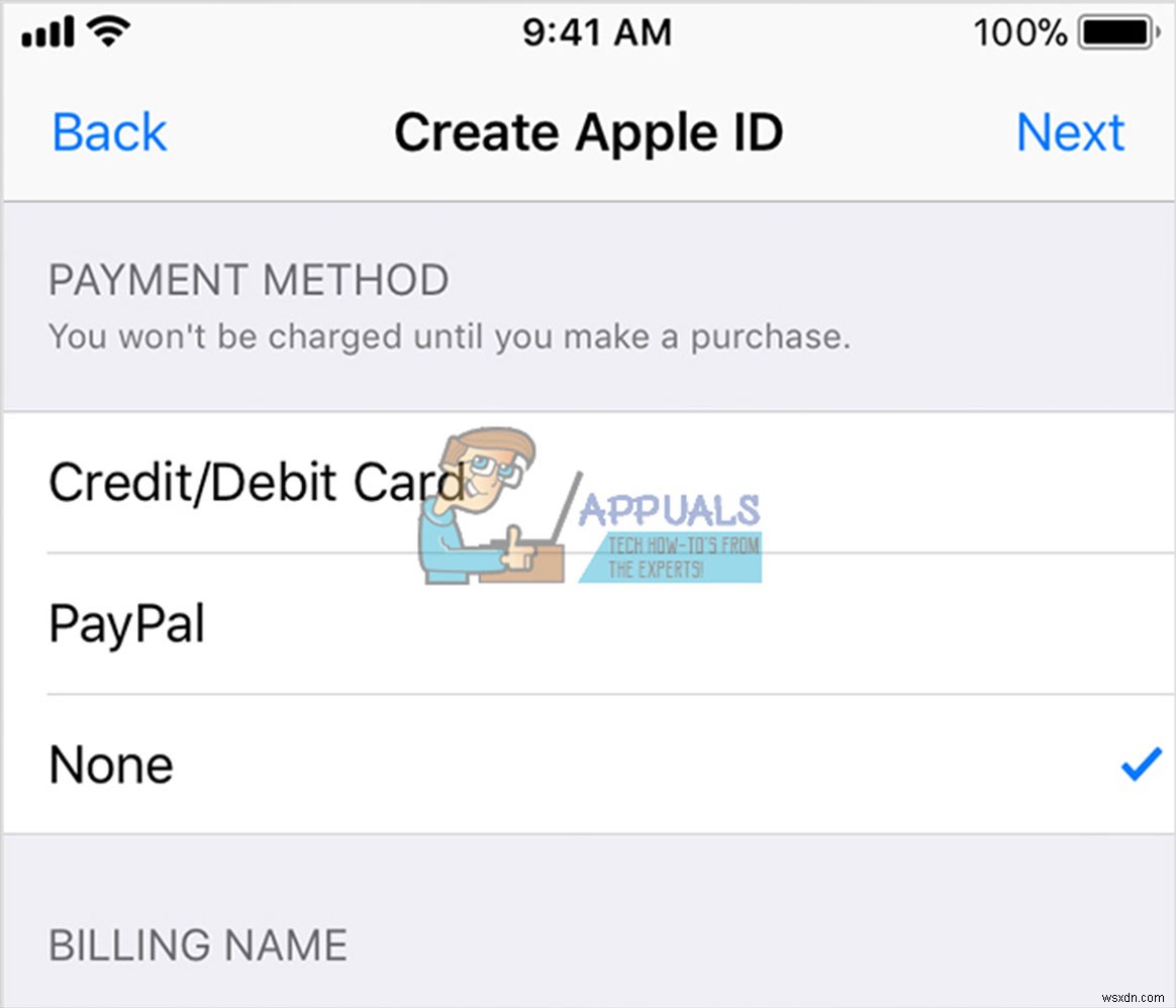 Cách tạo ID Apple của bạn mà không cần thẻ tín dụng