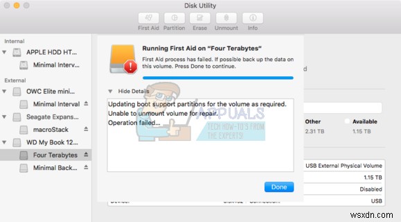 Khắc phục:Mã lỗi 43 trên MacOS 