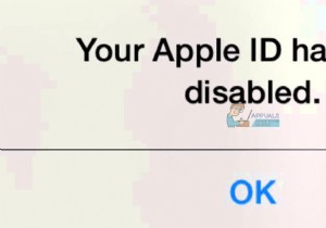 Cách khắc phục  ID Apple của bạn đã bị vô hiệu hóa  