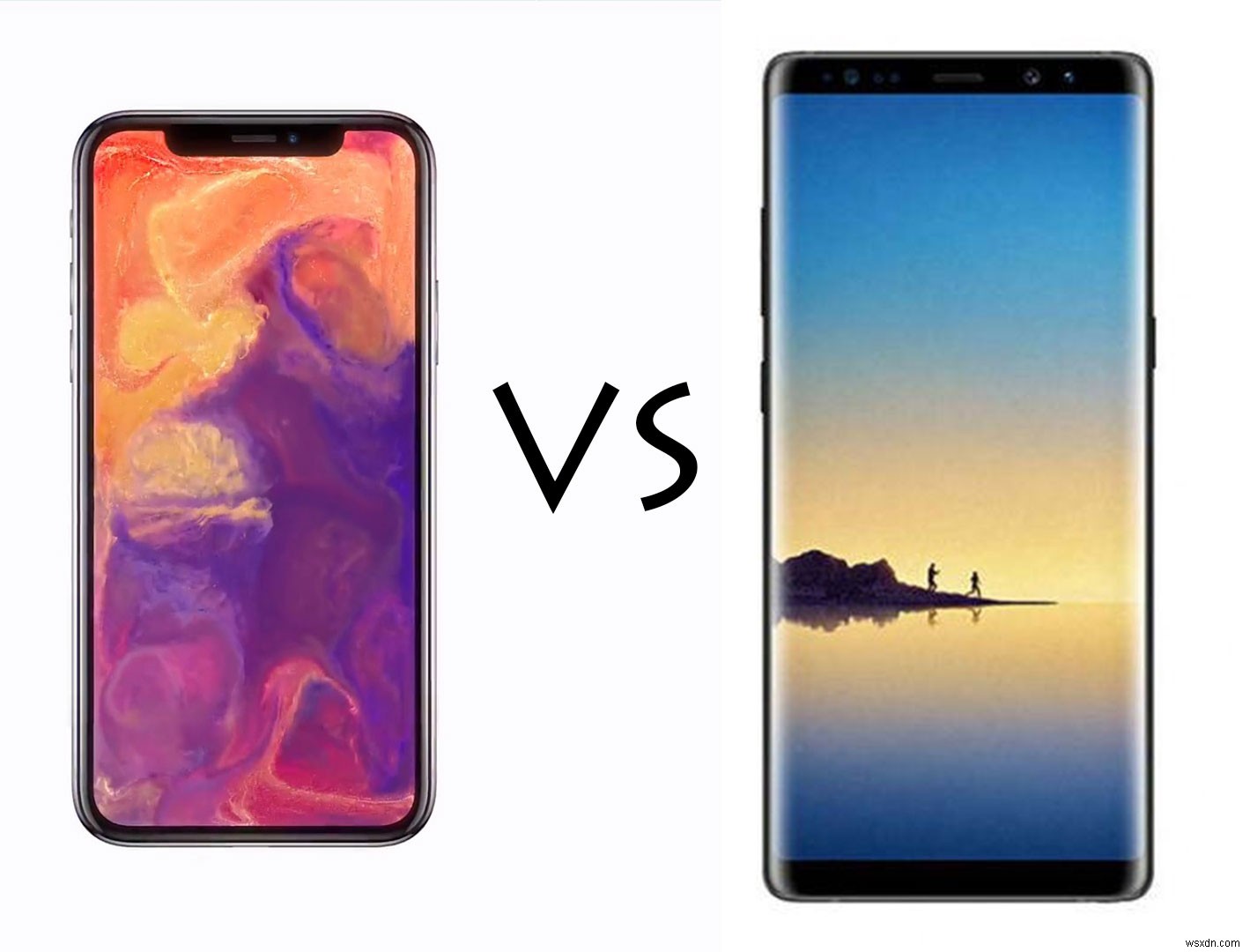 iPhone X so với Samsung Galaxy Note 8:Beauty vs. Beast 