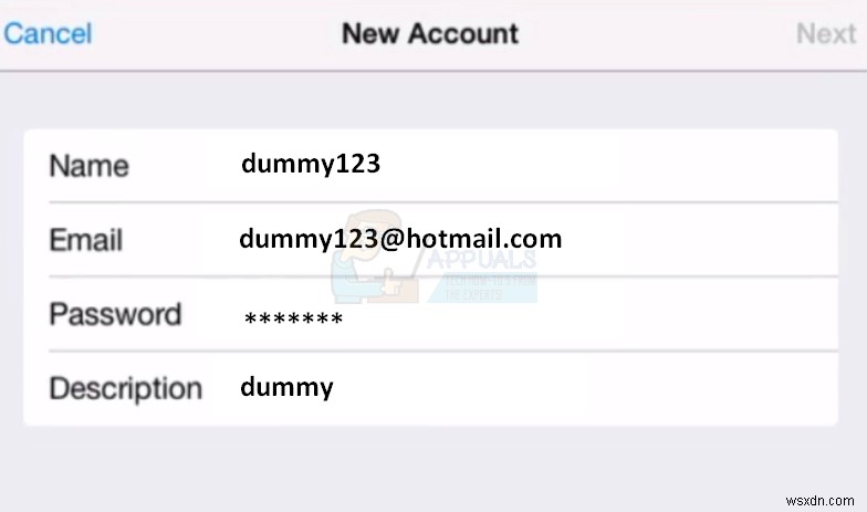 Cách:Thêm tài khoản email vào iPhone