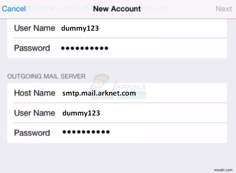 Cách:Thêm tài khoản email vào iPhone