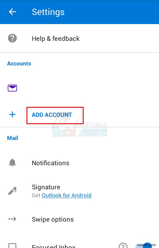 Cách:Thêm tài khoản email vào iPhone