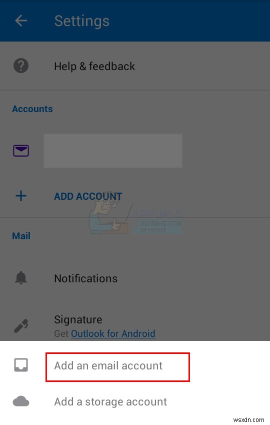 Cách:Thêm tài khoản email vào iPhone