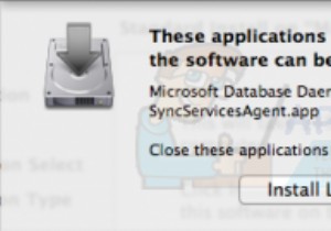 Cách thoát SyncServicesAgent trên máy Mac khi cập nhật Office 2011 