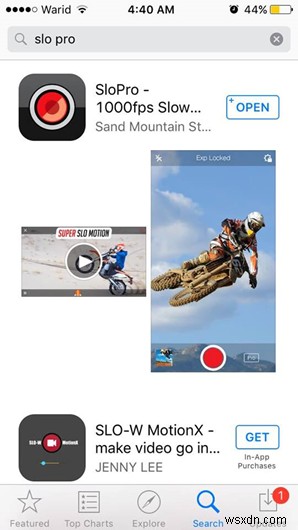 SloPro - Ứng dụng Slow Motion dành cho iOS (iPad / iPhone) 
