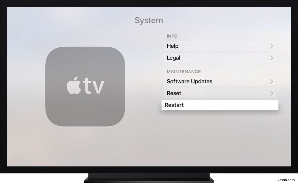Cách Đặt lại / Khôi phục / Khởi động lại Apple TV 