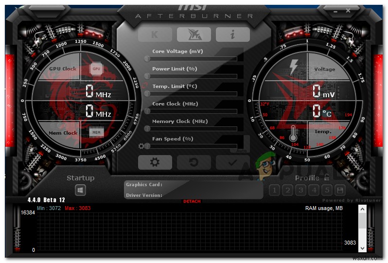 Khắc phục:MSI Afterburner không phát hiện GPU trên Windows 11/10 