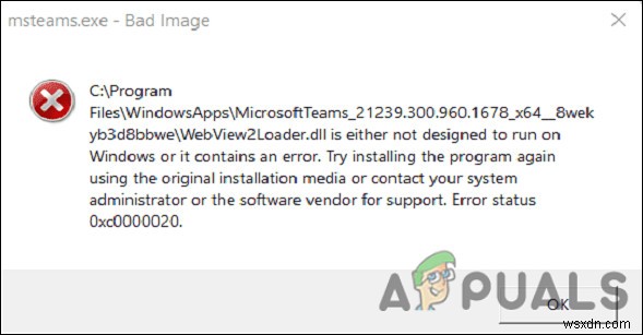 Cách khắc phục “Mã lỗi:0xc0000020” trên Microsoft Teams? 